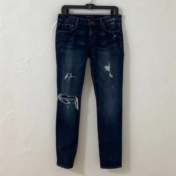 Cult of Individuality Teaser Skinny Distressed Destructed jeans size 30 EUC