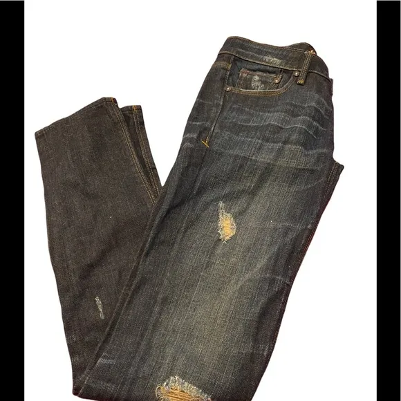 Cult of Individuality distressed teaser skinny jeans
