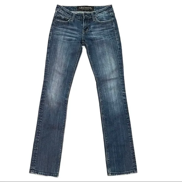 Cult Of Individuality Low Rise Straight Leg Flap Pocket Jeans Size 27