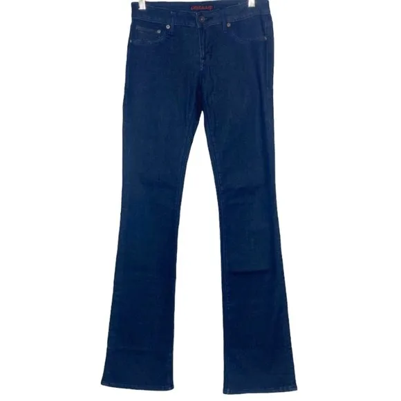 Cult of Individuality Vixen Dark Wash Curvy Flare Jeans Size 25 Women's