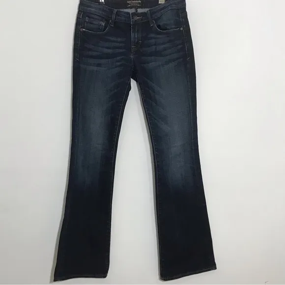 Cult Of Individuality Bohemian Bootcut Elegant Distressing and Sparkle Size 27