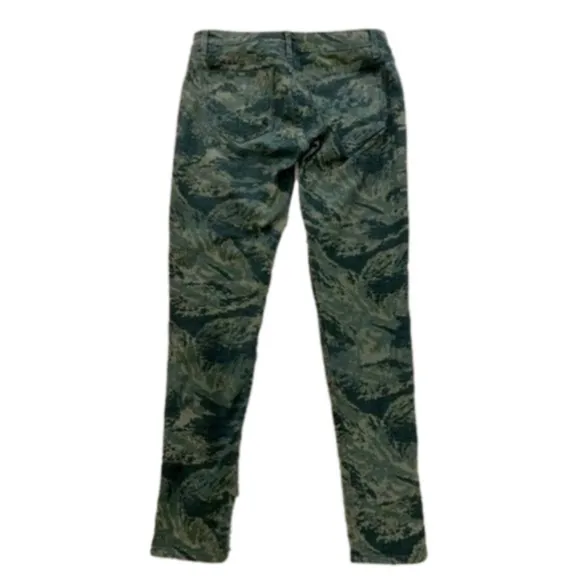 𝅺CULT Of Individuality Size 29 Jeans Green Digital Camouflage Teaser Skinny