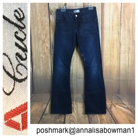 ☮️Cycle Bootcut stretch denim boot Jean size 28