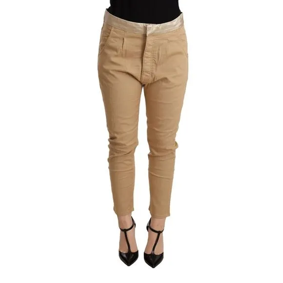 CYCLE Beige Mid Waist Slim Fit Skinny Stretch Trouser
          
      NWT