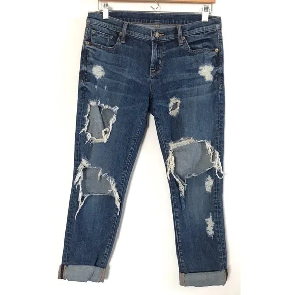 D-ID Destroyed Boyfriend Jeans