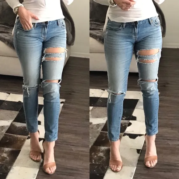 Distressed Jeans