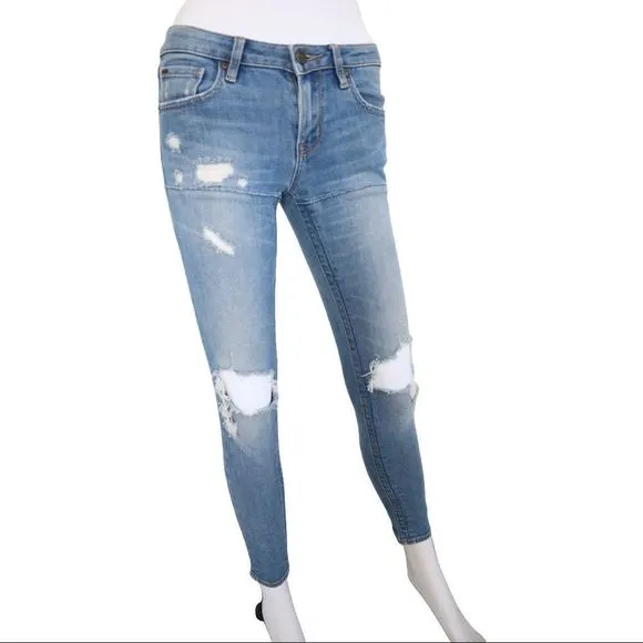 D-ID Low Rises Distressed Skinny Jeans 24