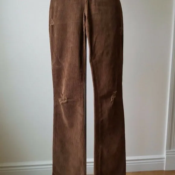 D&G Women Corduroy Jeans Flared Size 40
