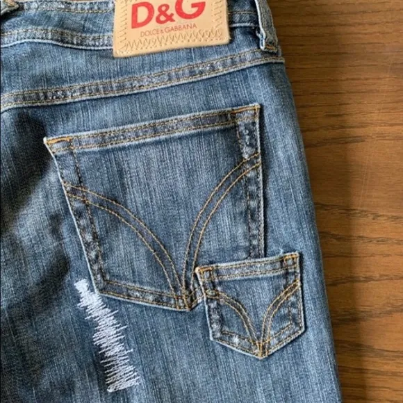 Dolce & Gabbana distressed jeans.