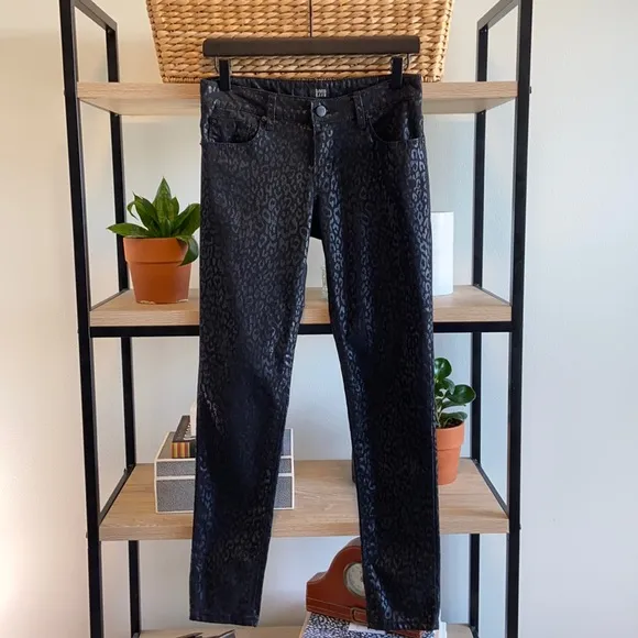 David Kahn Subtle Leopard Black Jean, 27