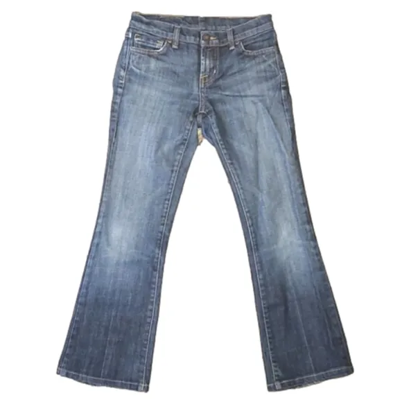 David Kahn Boot Cut Medium Wash Low Rise Flare Jean
