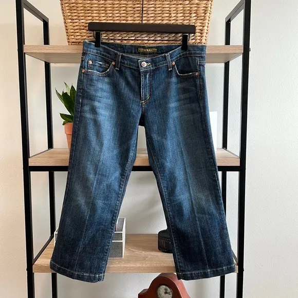 David Kahn Heidi Mid-Rise Crop Jean, 30