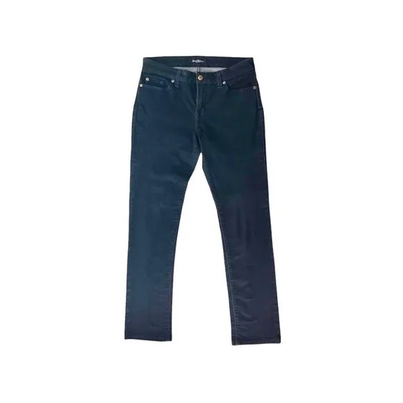 DAVID KAHN Premium Denim Straight Leg Jeans in Black