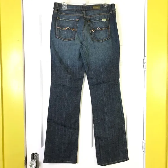DAVID KAHN Lauren Jeans Sparkle Pocket Size 8