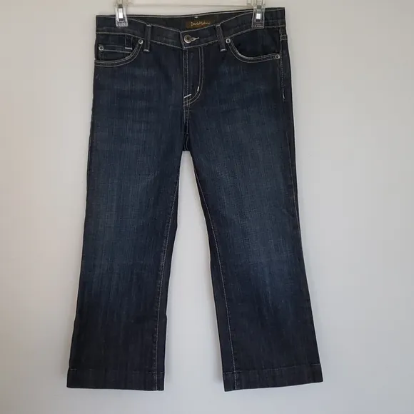 David Kahn Vintage Look Cropped Jeans