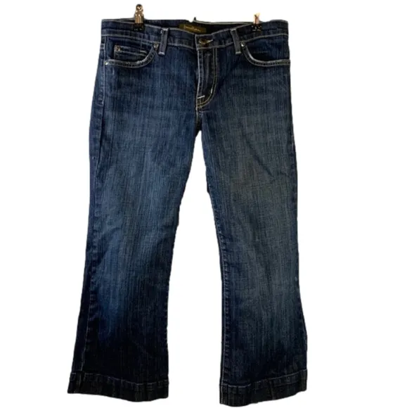 𝅺T2 David Kahn Cropped wide leg Jeans size 28