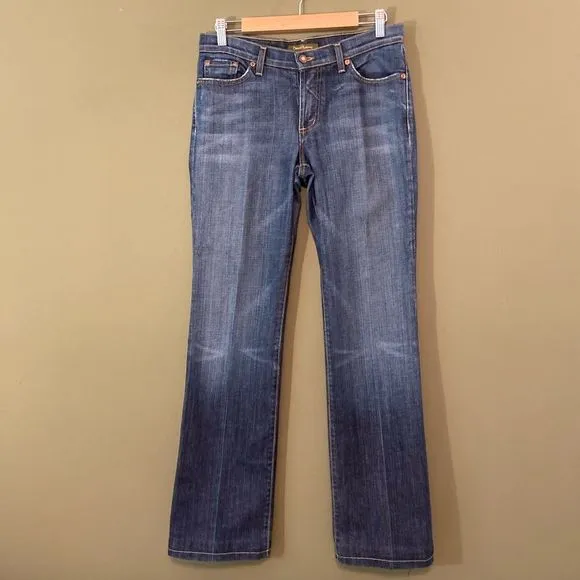David Kahn Lauren straight leg denim jeans 6