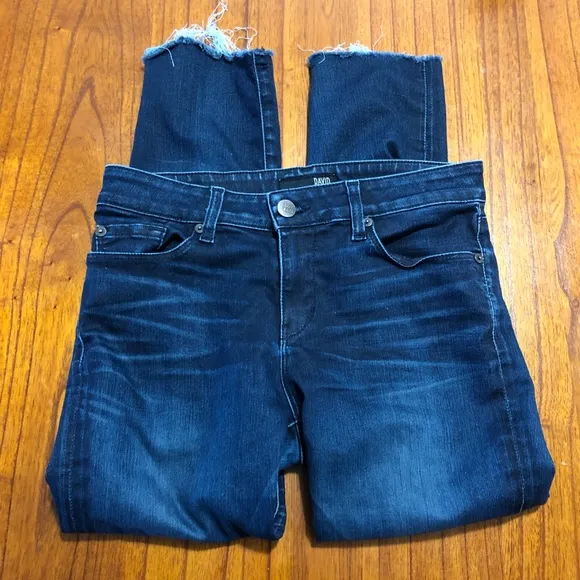 David Kahn distressed Nikki skinny jeans