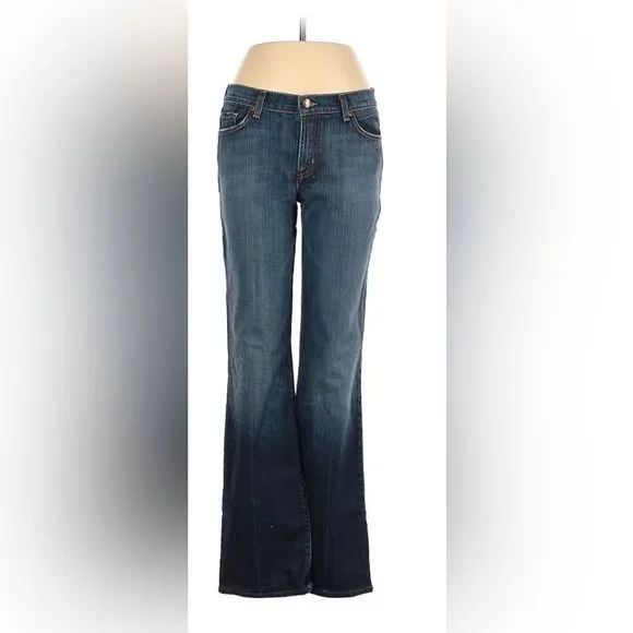 David Kahn Ombré Dark boot cut jeans 32. 98%Cotton