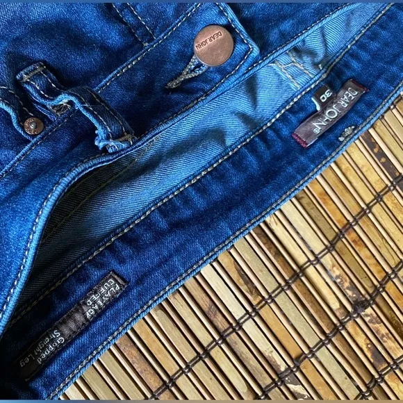 Dear John Playback Cuffed Cropped Straight Leg Jeans Size 30