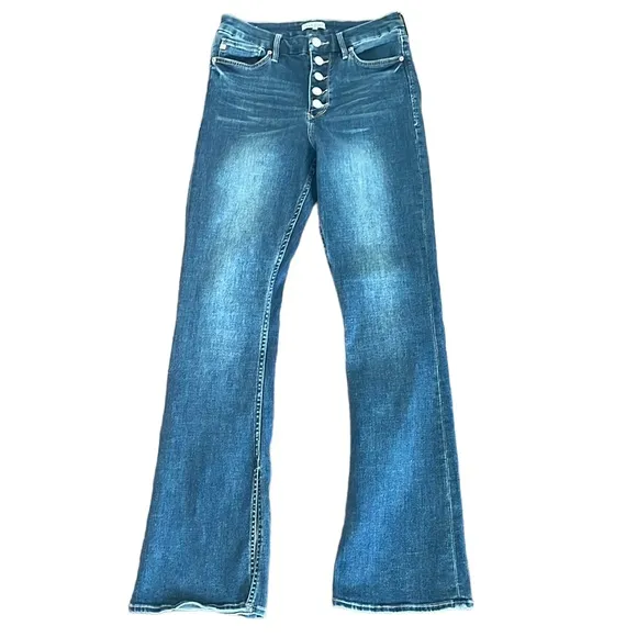 Dear John Button Front High Rise Jeans