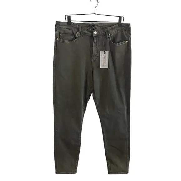 Dear John Women’s Gisele High Rise Ankle Skinny Jeans Plus Size 32 in Pine New
          
      NWT