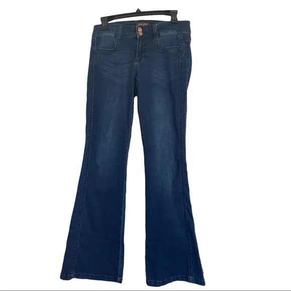 Dear John Dark Wash Flare Jeans, Size 27