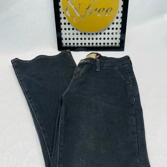 Y2K Dear John American Standard Modern Luxury Super Flare 9” Black Vintage Jeans