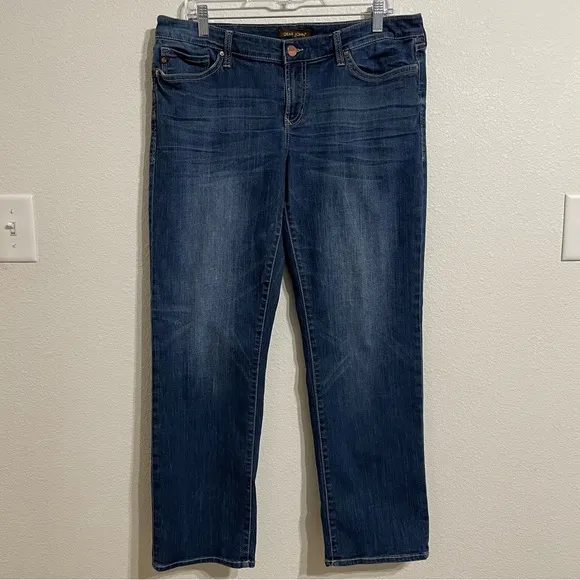 Dear John Playback Cuffed Cropped Straight Leg Jean Size 31