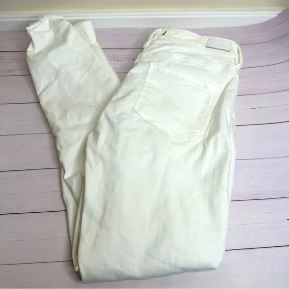 Dear John white high waisted skinny jeans