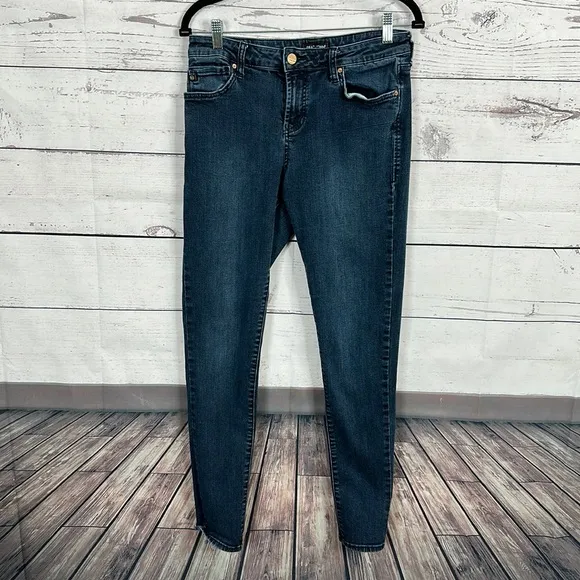 Dear John Womens Jeans size 28 Gisele High Waisted Skinny inseam 30 Dark Wash
