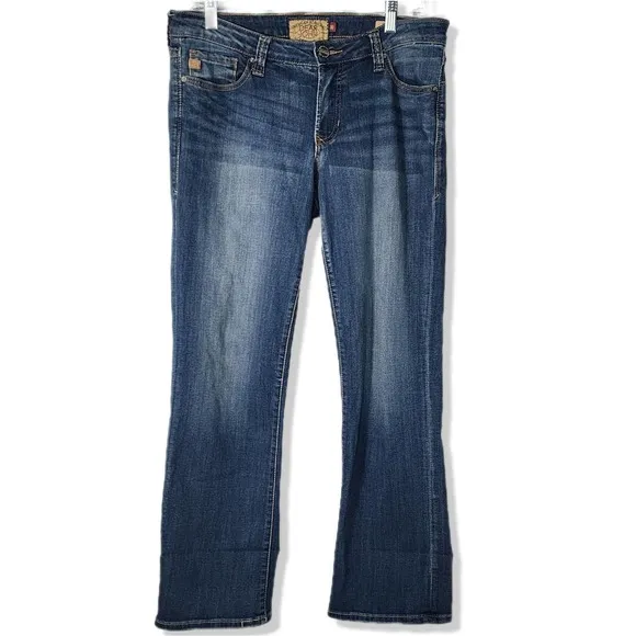 Dear John Playback Comfort Straight Jeans Midrise Medium Wash Womens 30