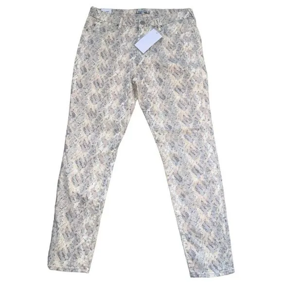 NWT Dear John Gisele Snake Print Denim Size 31
          
      NWT