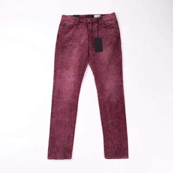NEW Dear John Joyrich Women's Corduroy Skinny Jeans Size 26 Purple Low Rise
          
      NWT