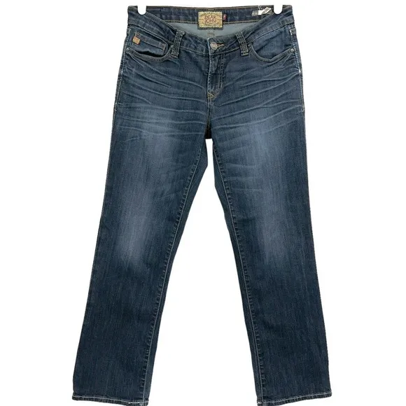 Dear John Women Playback Straight Leg Mid Wash Blue Jeans Size 29  (W30"xL28.5")