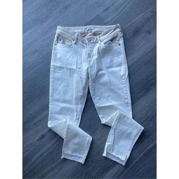 𝅺dear John white and tan jeans