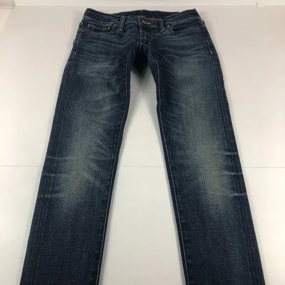 Denim & Supply Jeans Women's 28 x 32 Skinny Blue Fade Stretch Denim Ralph Lauren