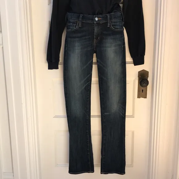 EUC Denim & Supply Ralph Lauren Sz 27/32 Boot cut jeans Dark wash Made in Mexico