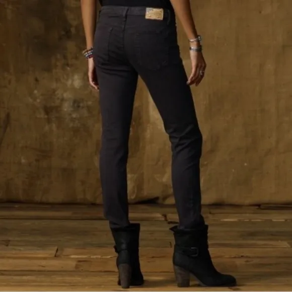 RL Denim & Supply Black Full Length Skinny Jean 31