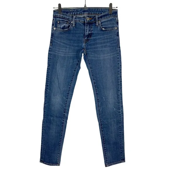 Denim & Supply Ralph Lauren Medium Wash Distressed Skinny Denim Jeans