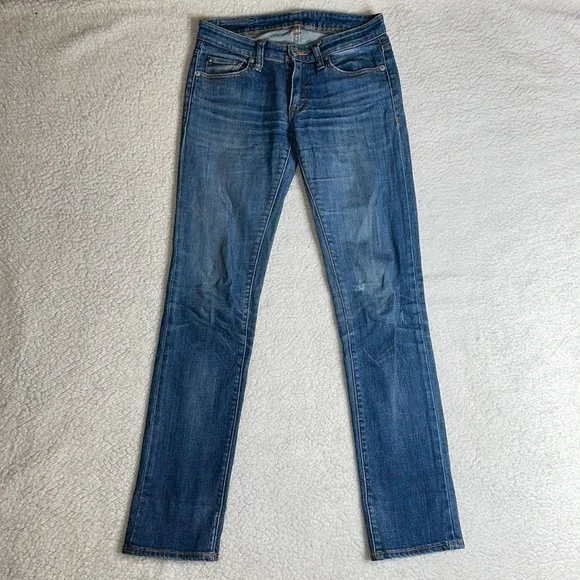 Denim & supply Ralph Lauren Jeans Distressed Fade Vintage Strange leg Size 26