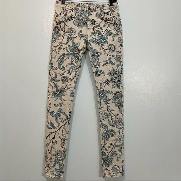 Ralph Lauren Denim & Supply Shinny Floral Skinny Jeans