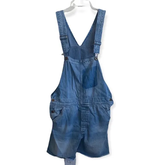 Ralph Lauren denim and supply small denim overall shorts‎