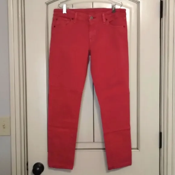 DENIM & Supply Ralph Lauren Red Skinny Jeans Size 30/32 Low to Mid Rise