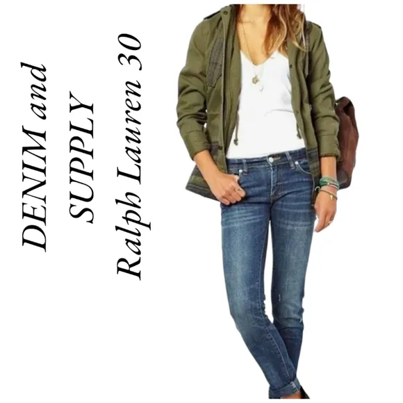 Denim & Supply Ralph Lauren Waist 30 Women's Denim Skinny Jeans Dark Wash