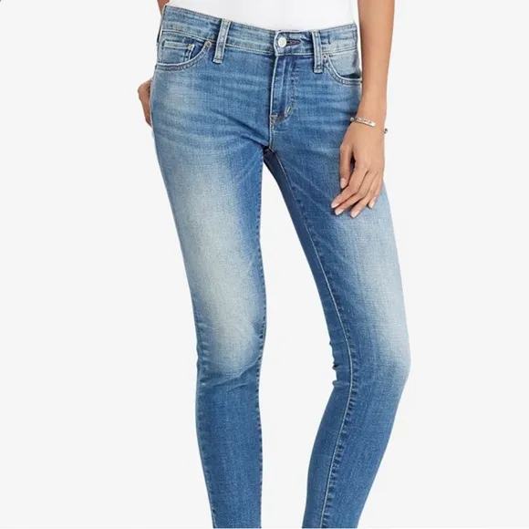 Ralph Lauren Denim & Supply Low Rise Skinny Jeans