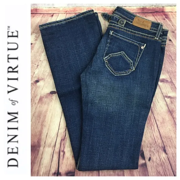 💸Denim of Virtue Straight Leg Jean Size 28
