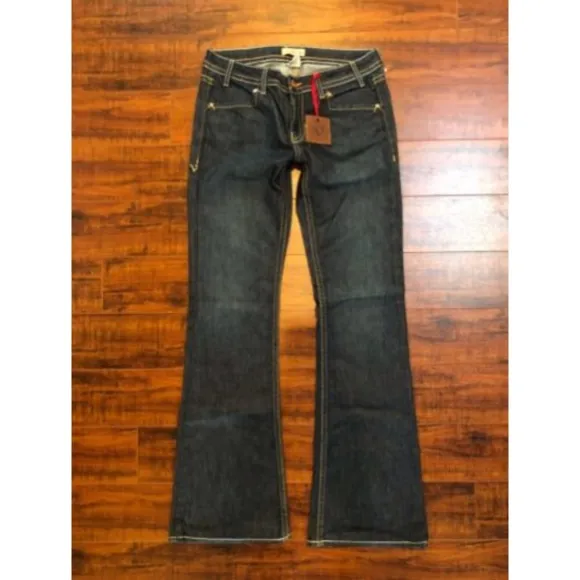 STRETCH Flare Jeans SZ 30 Dark Wash