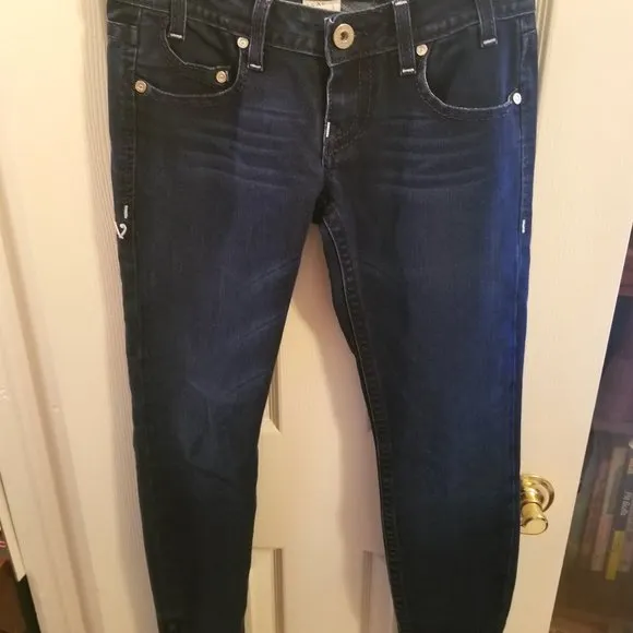 Denim of Virtue Straight Leg Skinny Jean
