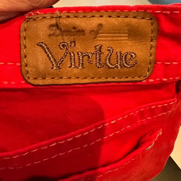 Virtue women size 26 straight leg jeans five pocket